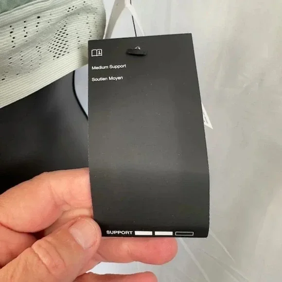 NEW Nike Dri-FIT Swoosh UltraBreathe Sports Bra Scoop Neck Green Gray Womens M - Picture 8 of 8